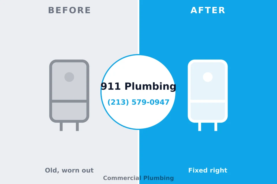 Before and after: plumbing repair Clifton Gardens, NY
